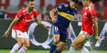 Inter vence no tempo normal, mas é eliminado pelo Boca Juniors nos pênaltis