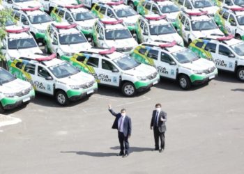 Governador entrega 246 viaturas à Polícia Militar