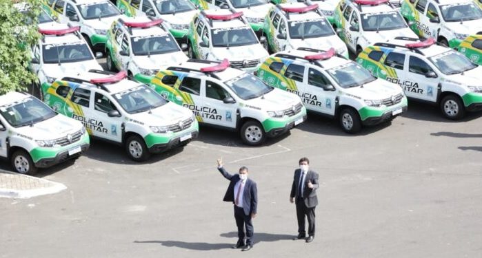 Governador entrega 246 viaturas à Polícia Militar