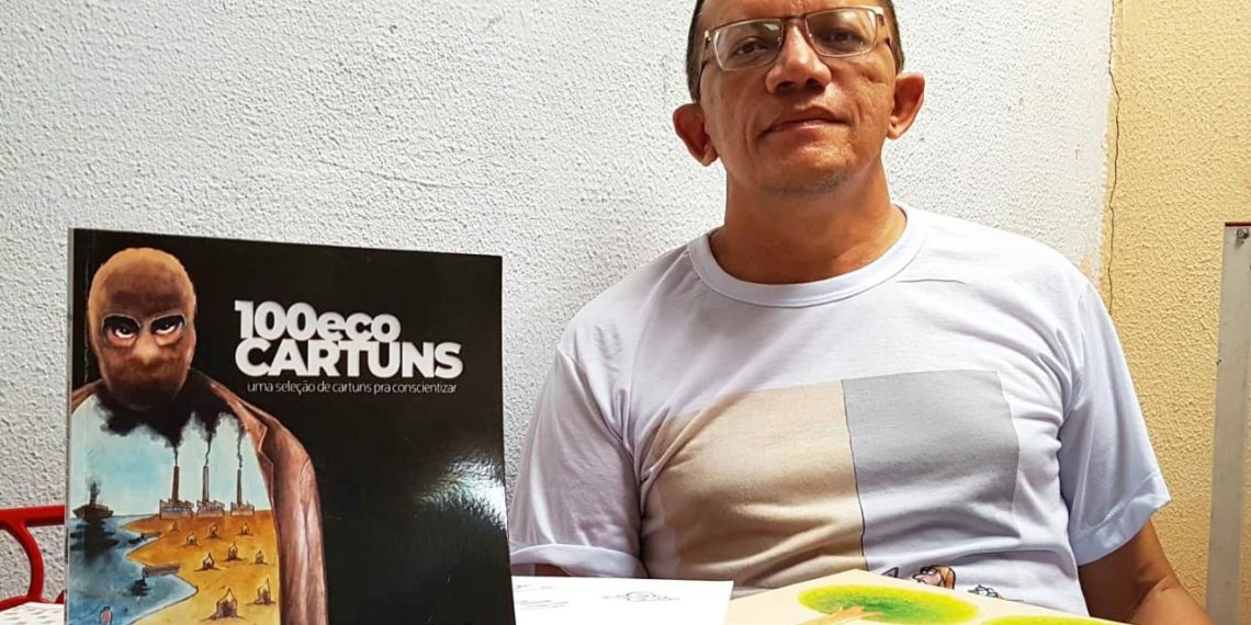 Cartunista Jota A lança livro com cartuns temáticos sobre meio ambiente