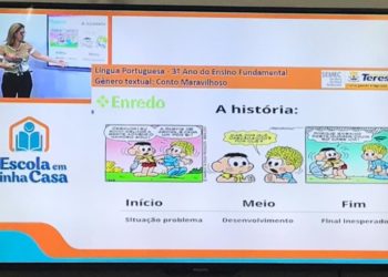 Rede Municipal de Teresina começa a exibir aulas na TV