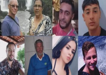 Nove das 10 vítimas da queda do paredão em Capitólio são identificadas