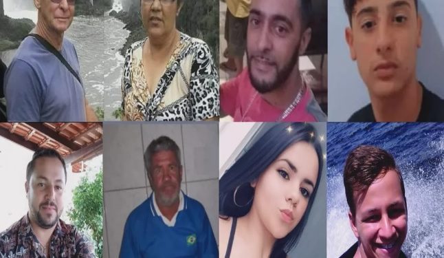 Nove das 10 vítimas da queda do paredão em Capitólio são identificadas