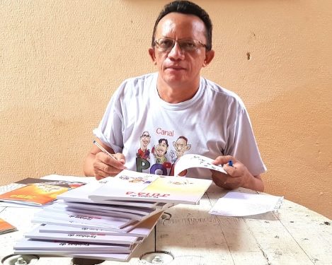Cartunista Jota A inicia pré-venda de livro com a temática Covid 19