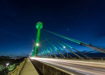 Ponte Estaiada ficará verde em memória às vítimas de acidentes de trabalho