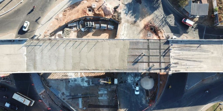 Prefeitura inicia etapa de concretagem no Viaduto da Tabuleta