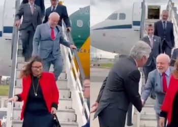 Lula chega à Inglaterra para participar de cerimônia de coroação do rei Charles III