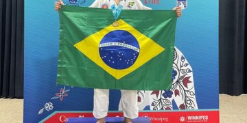 Judoca piauiense é campeão Mundial de Polícias e Bombeiros no Canadá