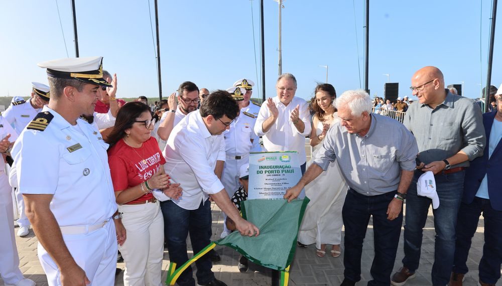 Governador Rafael Fonteles inaugura o Porto Piauí