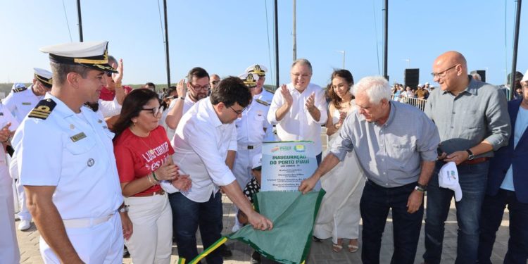 Governador Rafael Fonteles inaugura o Porto Piauí