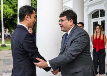 Rafael Fonteles recebe Embaixador do Japão no Brasil e fortalece parceria entre os países