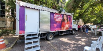 Caminhões da Mamografia da Sesapi já atenderam mais de 100 mil mulheres 