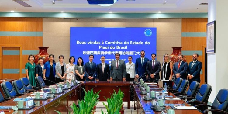 Governador avança nas negociações para intercâmbio educacional em 2025, na Universidade de Xiamen, na China